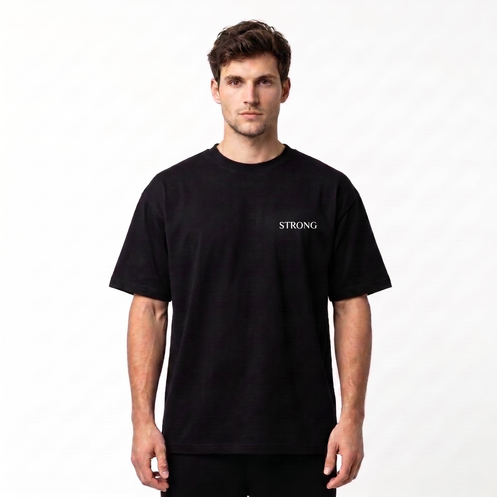 Bloom Black Floral Oversized T-shirt
