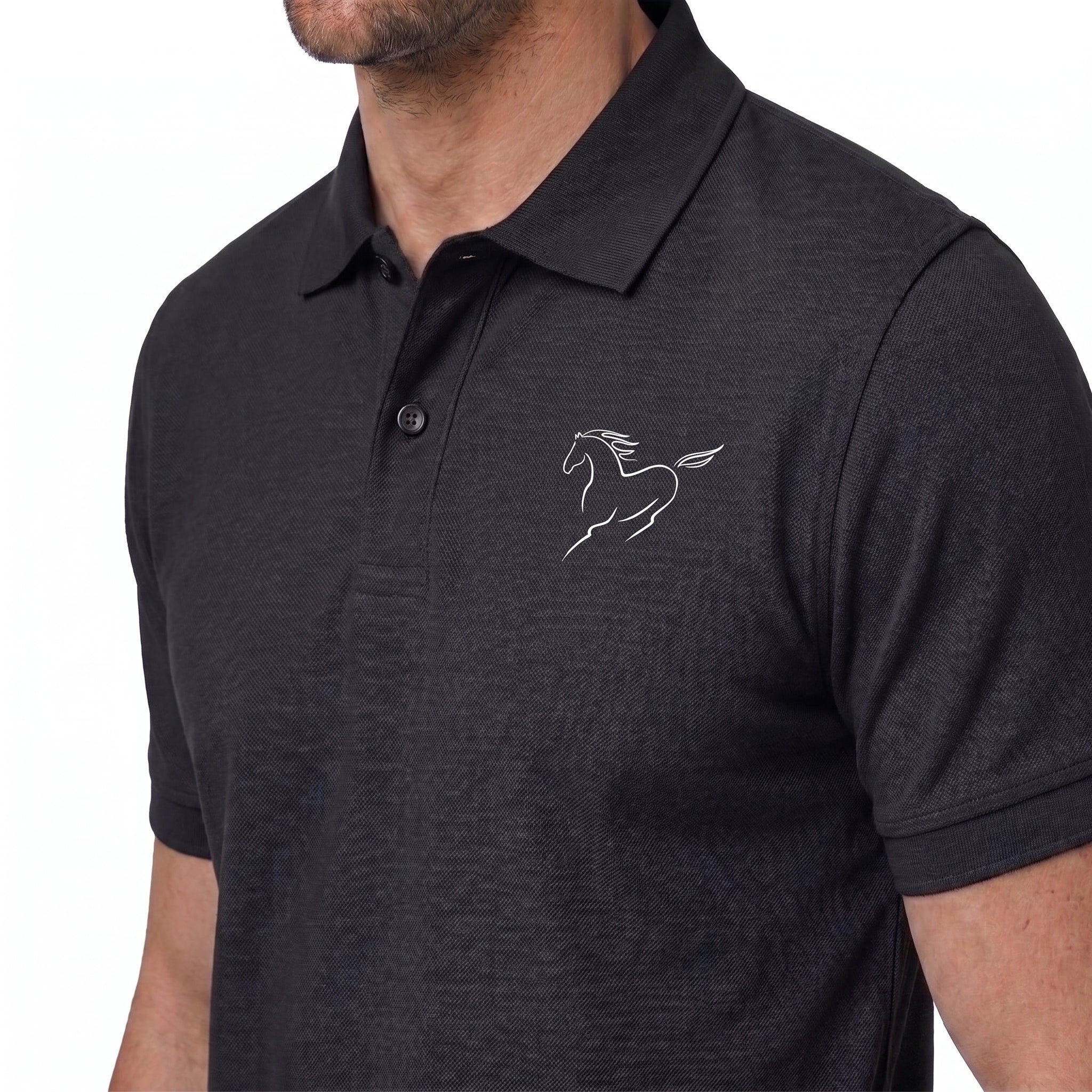 uae-premium t shirt with horse print
